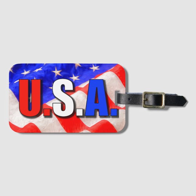 USA BAGAGEBRICKA (Framsida horisontal)