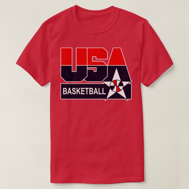 USA Basketball Dream Team 92 Retro 1 T Shirt (Design framsida)