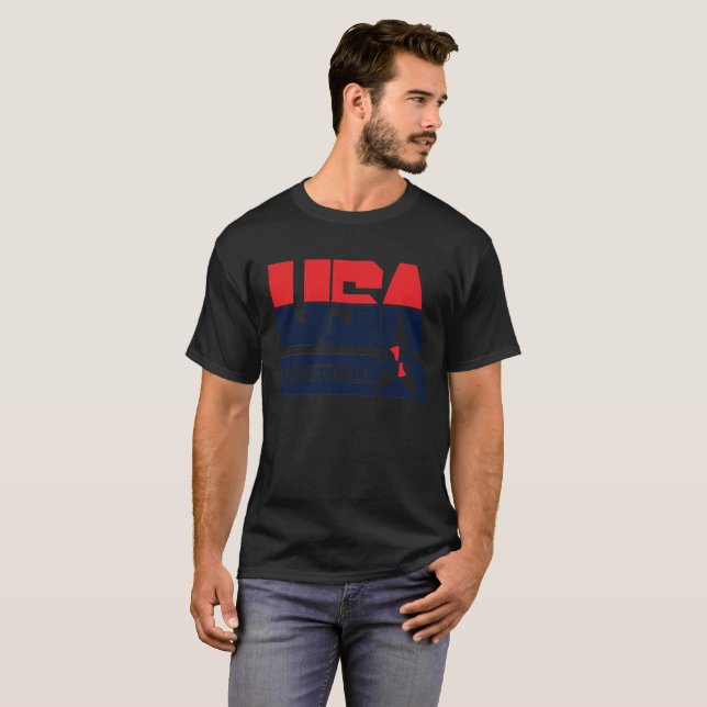 USA basketdrömlag 1992 Tee Shirt (Hel framsida)