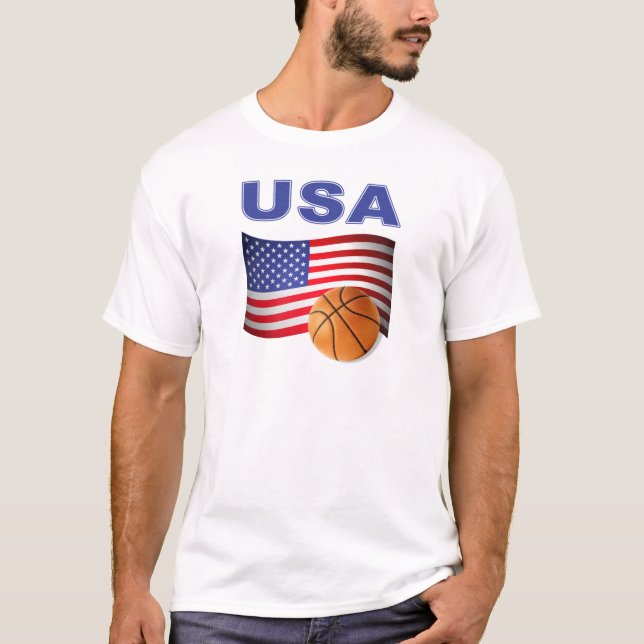 USA basketlag T-shirt (Framsida)