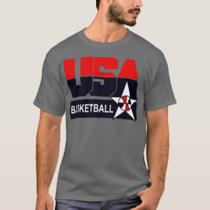 USA Bball Basketball Hat T Shirt