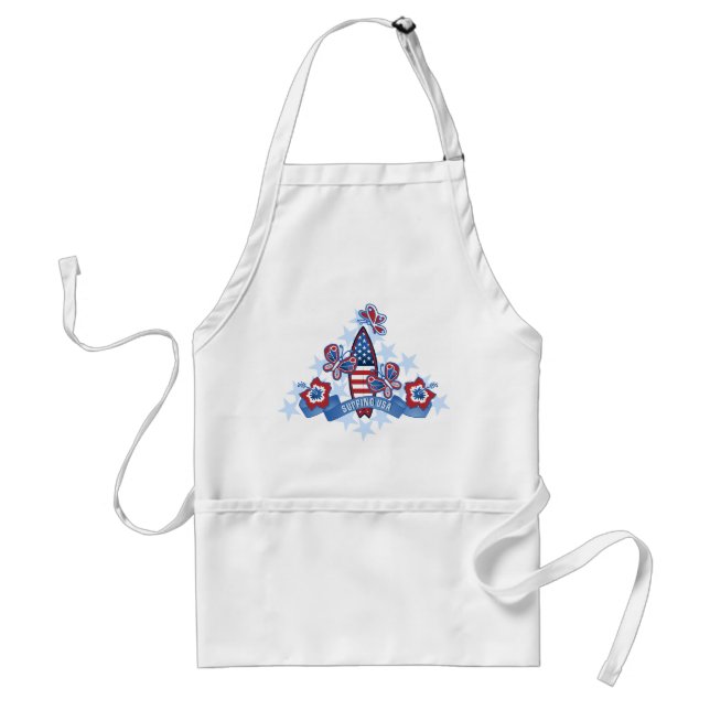 USA Beach Chef's apron Förkläde (Framsidan)