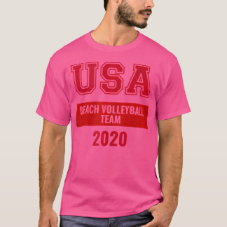 Usa Beach Volleyball Team 2020 Us Beach Volleyball T Shirt