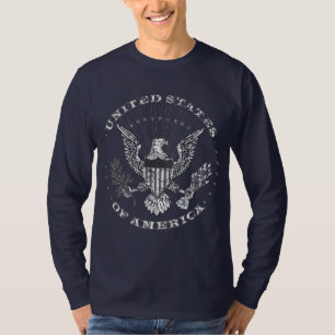 USA bedrövade T-tröja Tee