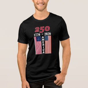 USA/BENNINGTON FLAG 250 DESIGN FÖR MÖRKA TRÖJOR