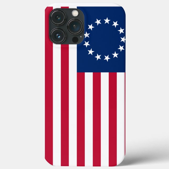 usa betsy ross flagga (Baksida)