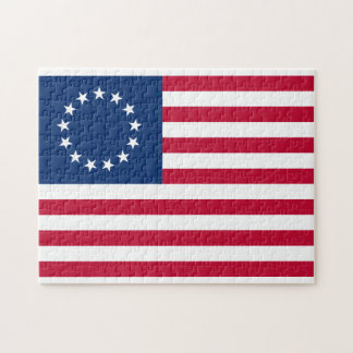 usa betsy ross flagga pussel