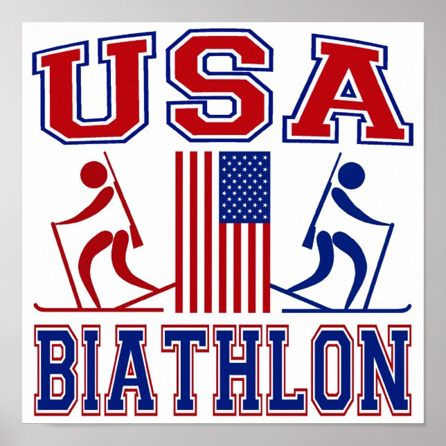 USA Biathlon Poster (Framsidan)