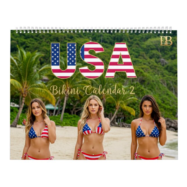 USA Bikini Calendar 2 Kalender (Omslag)