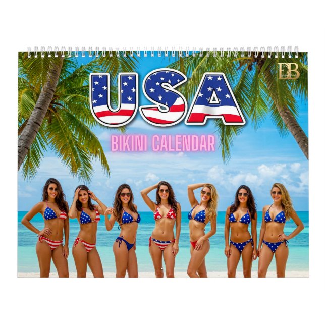 USA Bikini Calendar Kalender (Omslag)