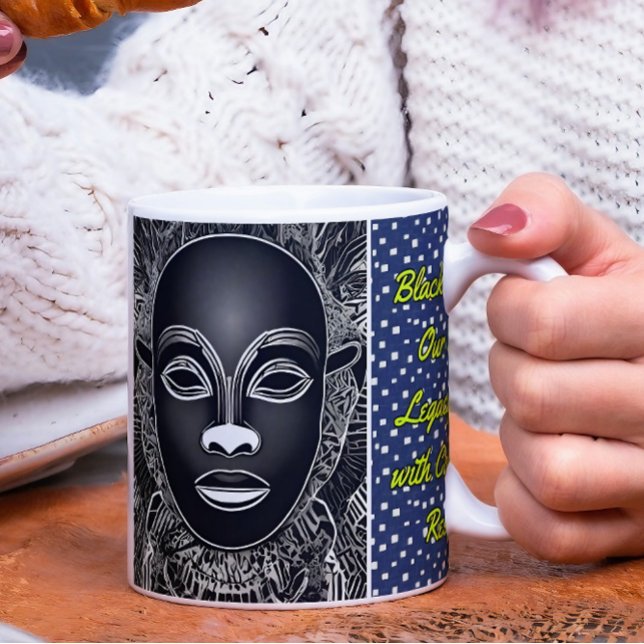 USA Black History Month Coffee Mugg (Black History Mugs and Cups, Black History Month, Black Americans, Black Historical, Black History C)