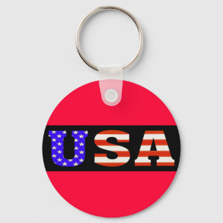 USA Blk 11x3 Nyckelring