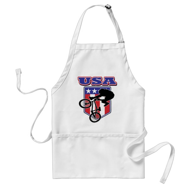 USA BMX-Biker Förkläde (Framsidan)