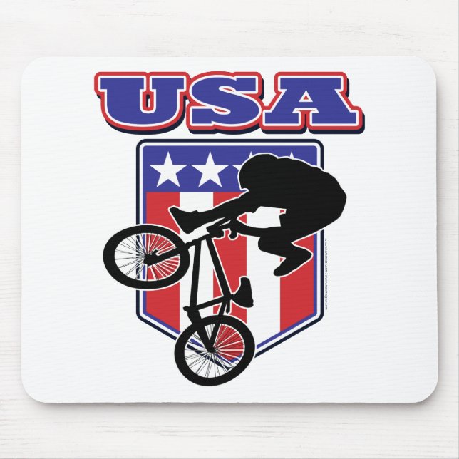 USA BMX-Biker Musmatta (Framsidan)
