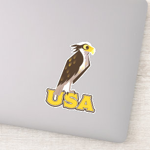 USA Bold Eagle Klistermärken