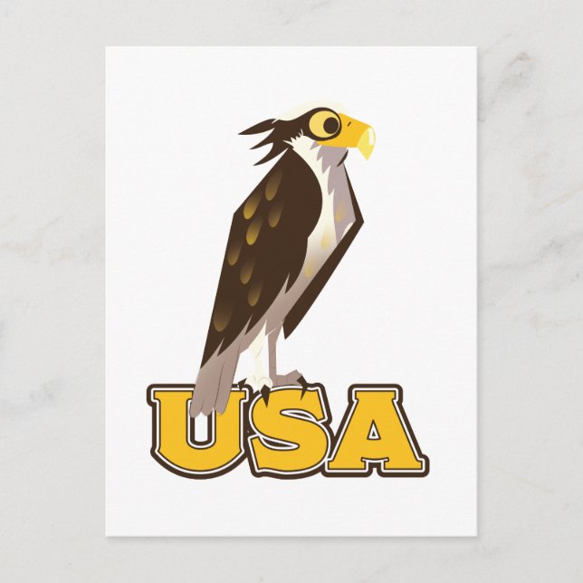 USA Bold Eagle Vykort (Framsida)