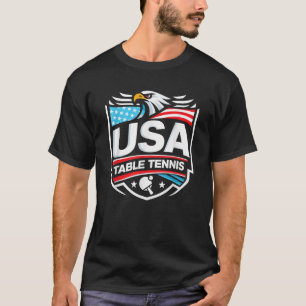 USA Bord Tennis T Shirt