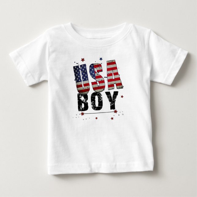 USA Boy T Shirt (Framsida)
