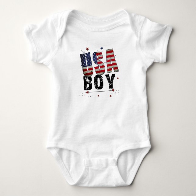 USA Boy T Shirt (Framsida)