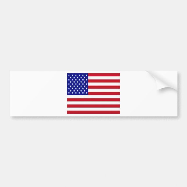 USA Bumper Sticker Bildekal (Framsidan)