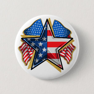 USA BUTTON KNAPP