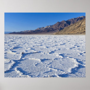 USA, CA, Death Valley NP, Salt Formations at at Poster