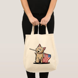 USA Cairn Terrier Livsmedel Tote Tygkasse