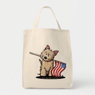 USA Cairn Terrier Varukorg Tygkasse
