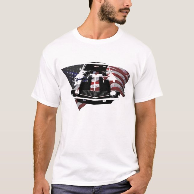 USA Camaro T-shirt (Framsida)