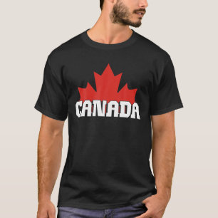 USA Canada Flagga For American Canadian Canada Day T Shirt