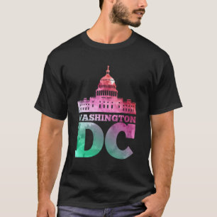 Usa Capital Washington Dc Huvudstad Backe T Shirt