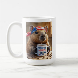 USA Capybara Barista - "Patriotic Brew"-kaffe Kopp