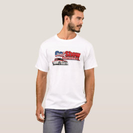 USA Car Show Nationals skjorta Vit T Shirt