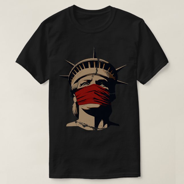 USA Censorship Distress T Shirt (Design framsida)