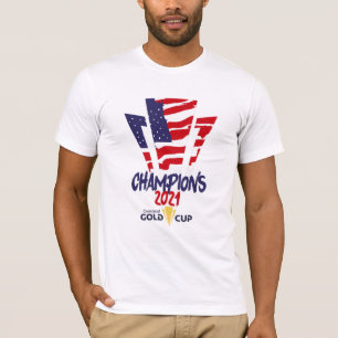 USA Champions 2021 Guld Kopp Concacaf Shirt T