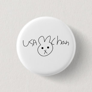 USA-CHAN Hetalia knäppas emblem Knapp