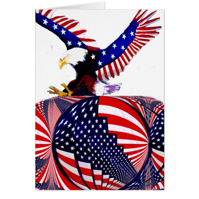 USA Changing Times_ Hälsningskort (Framsidan)