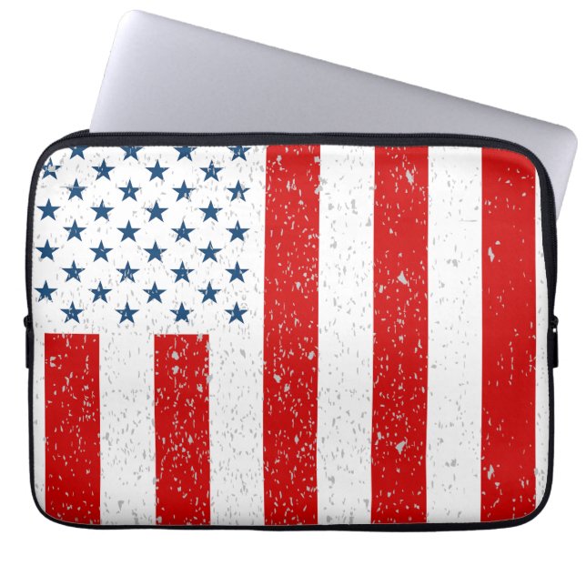 USA Civil Flagga of Peacetime Laptop Fodral (Framsidan)
