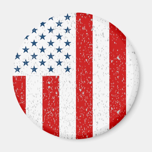 USA Civil Flagga of Peacetime Magnet (Framsidan)