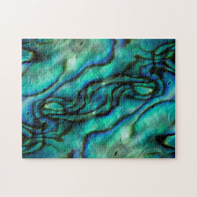 USA, Colorado, Lafayette. Abalone-skalmontering Pussel (Horisontell)