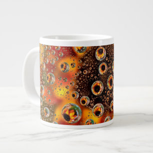 USA, Colorado, Lafayette. Vatten bubblar på glas 1 Jumbo Mugg