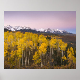 USA, Colorado, Rocky mountains. Dawn i San Poster