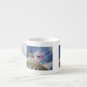 USA Columbia, Washington DC, huvudstadbyggnad Espressomugg
