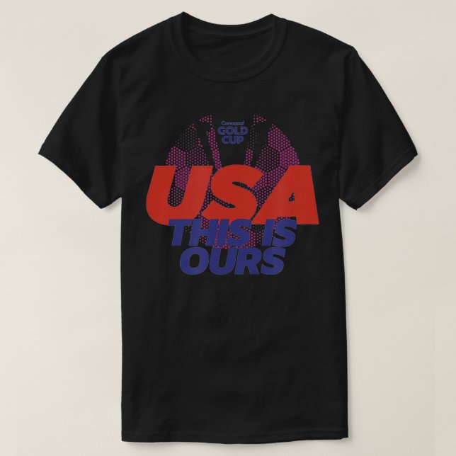 USA Concacaf Guld Kopp 2021 T Shirt (Design framsida)