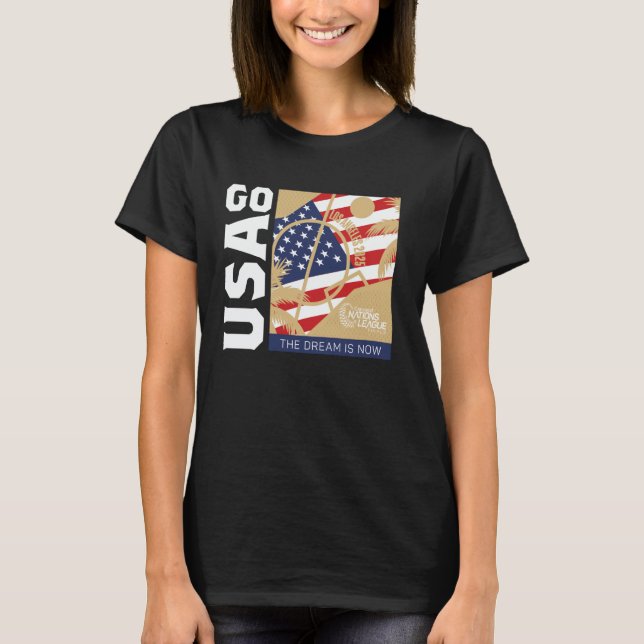 USA Concacaf Nations League-finalen T Shirt (Framsida)