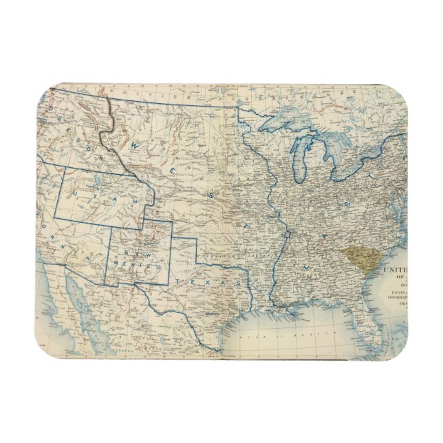 USA dec 1860 Magnet (Horisontell)