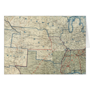 USA Dec 1862 Hälsningskort