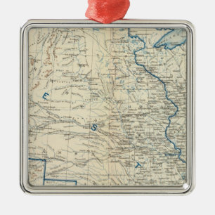 USA December 1860 Julgransprydnad Metall
