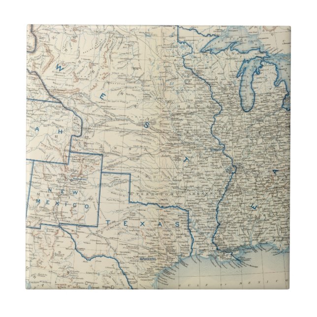 USA December 1860 Kakelplatta (Framsidan)