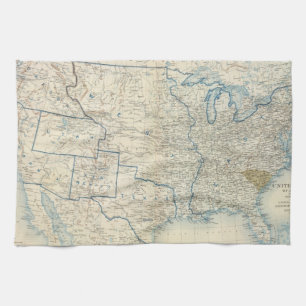 USA December 1860 Kökshandduk